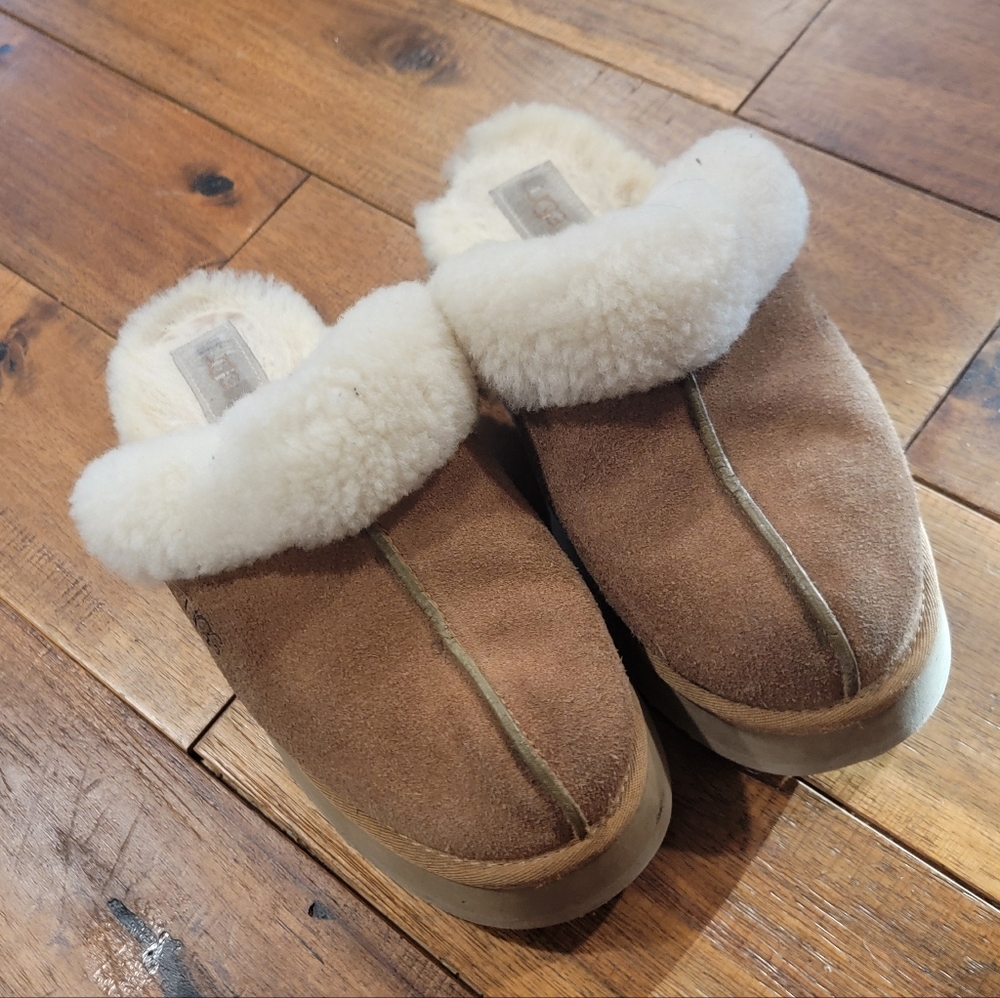 UGG tan slippers